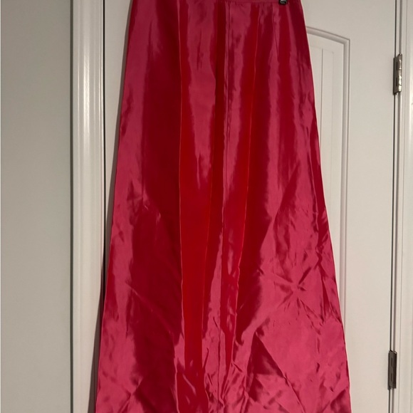 Jessica McClintock Pink and Red A-Line Skirt - Picture 3 of 8